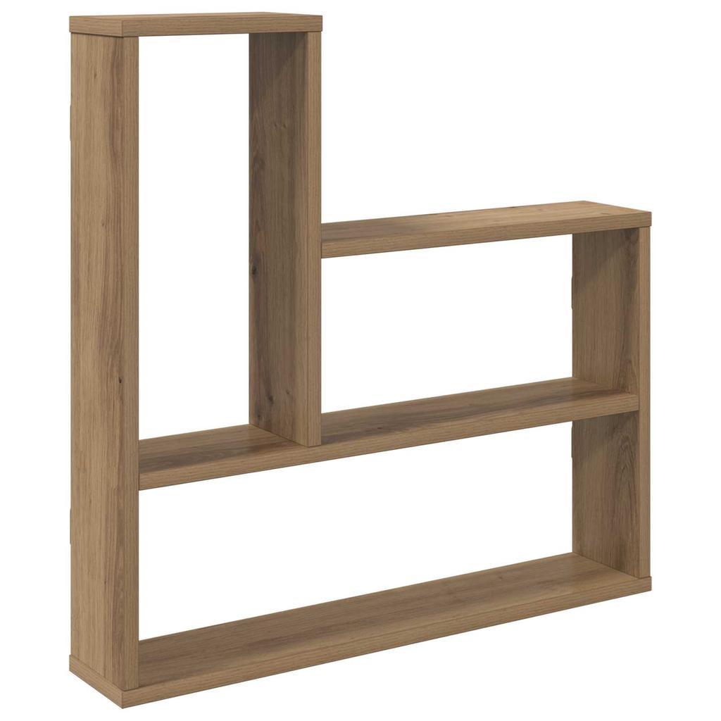 Wall Shelf Artisan Oak 60 x 11 x 60 cm Engineered Wood