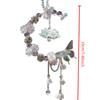Lucky for Lotus Moon Fairy Car Hanging Ornament Rearview Mirror Pendant Decoration for Women'S Cars