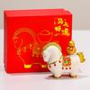 Nuovo Set Regalo Cavallo Stile Cinese Ornamento Artigianale in Resina Bomboniere Riunione Annuale Mascotte dell'Anno