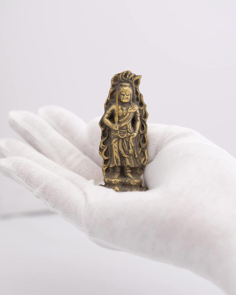Buddha Statue Fudo Myoo Buddhist Keiaki Watanabe Prototype In the Year of the Twelve Zodiac Guardian Zodiac Zodiac Takaoka Copperware Fudo Myouou