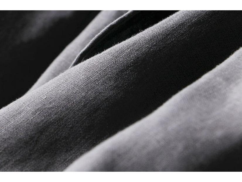 Plus Size Women's Light Luxury Cotton Linen Jacket, 2025 Spring/Autumn, Three-Quarter Sleeves, Solid Color, Loose Fit.