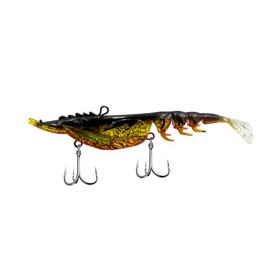 

10.5CM Multi-jointed Soft Shrimp Lure with Hook Realistic Stretch Freshwater Seawater Universal Artificial Colorful Shrimp Bait Fishing Accessories