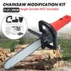 11.5" Woodworking Chain Saw Set Bracket Change Into Chain Saw Non-Regulating Chainsaw Refit Kit Chain Saw Woodworking New