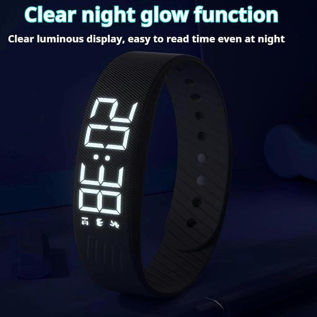 2026 Vibrating Alarm Band for Deep Sleep - Silent Alarm Clock Bracelet