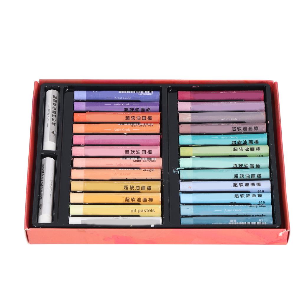 26 ks olejových pastelů 24 barev Měkké krémové Bezpečné Spolehlivé DIY Zajímavé umělecké doplňky pro graffiti
