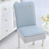 Fully Wrapped Checkered Jacquard  Chair Cover Non-slip Chair Cushion Cover  Home Furnishing