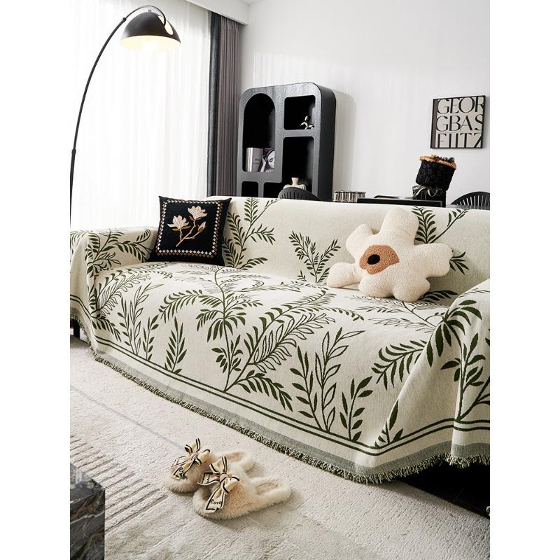 Nordic Style High-Grade Sofa Towel Four Seasons Universal Sofa Cover Chenille Anti-Scratching Sofa Cover Sofa Cover