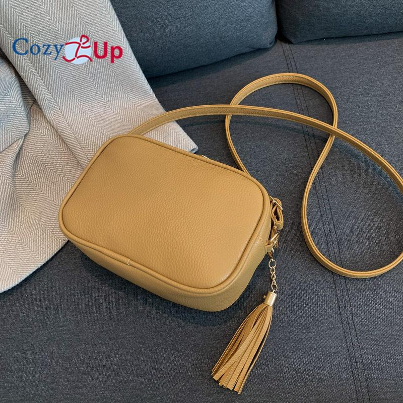 

Уютная сумка через плечо из искусственной кожи на одно плечо, модная ретро-сумка с широким и узким плечевым ремнем, маленькая квадратная сумка 20*14*7cm бежевый