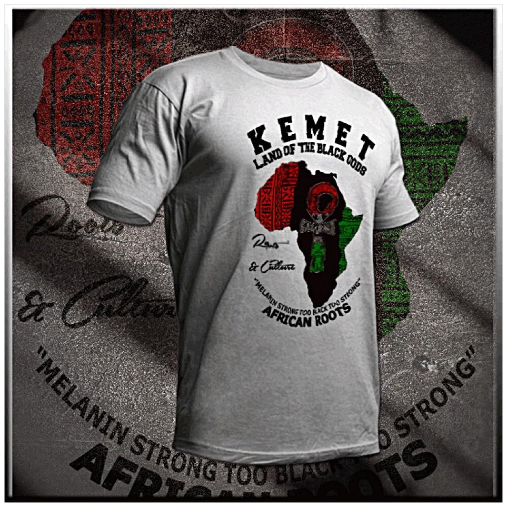 African Map  Kemet Ankh black history month melanin Pride RBG tee S-2XL Unisex T-Shirt XL