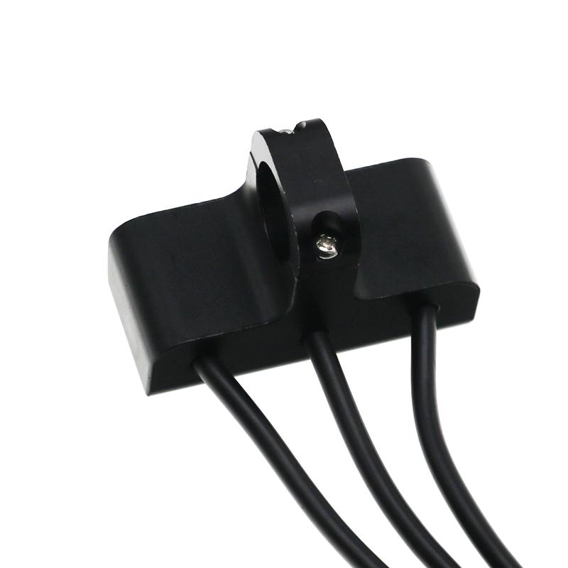 LMoDri Motorcycle Electric Accessories Modified Aluminum Alloy Switches Black Switch Headlights Spotlights Explosion