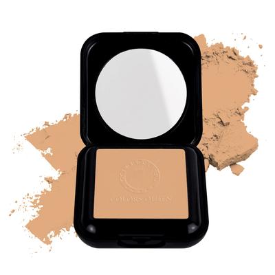 Colors Queen Fit for U Matte Compact Powder with SPF | 2 In 1 Oil Free Compact, UV Protection, Pore Minimizing, Blends Effortlessly | Face Compact