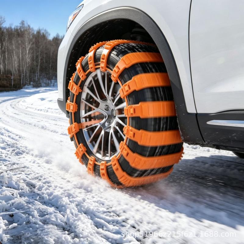 Widen Thick Plastic Car Tire Snow Chains 4/20Pcs Anti-Slip Winter Emergency Tool for Off-Road Snow Driving