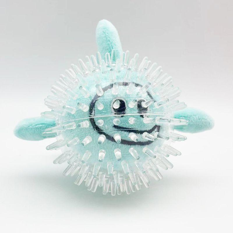 

Игрушка для собаки Звук Эластичность Акантосфера Рыба-клоун Устойчивая к укусам Жевательная Лабрадор Снятие духоты Веселье Чистка зубов Товары для питомцев Blue barbed ball clown fish