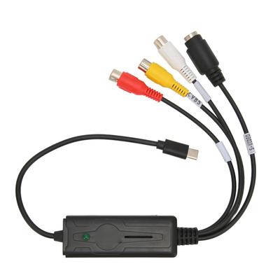 Karta przechwytująca dźwięk wideo typu C RCA do konwertera USB dla Vista XP dla OS X dla Windows 10