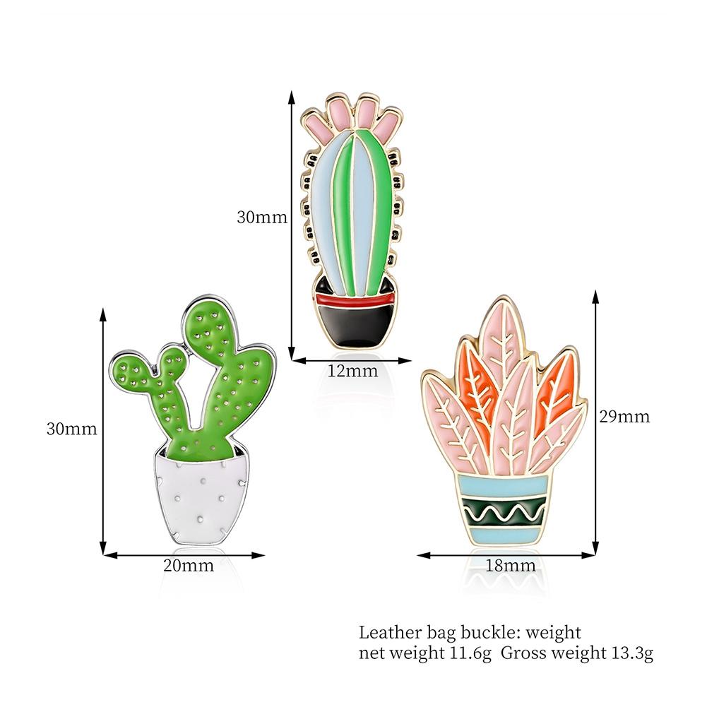 3pcs Cute Enamel Alloy Pin Brooch Button Badge Jewelry Gift Clothing Bag Decoration