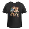 Hiking Couple T Shirt 100 Cotton S Xxl Ta057033 Vintage Casual Soft Stretched Unisex Versatile Slightly Breathable