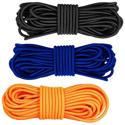 Elastic Tie Down Strap Cable Kayaks Stretch String Rope 32ft Stretch String Rope for Trailer Strap, Shoe Laces, Crafting