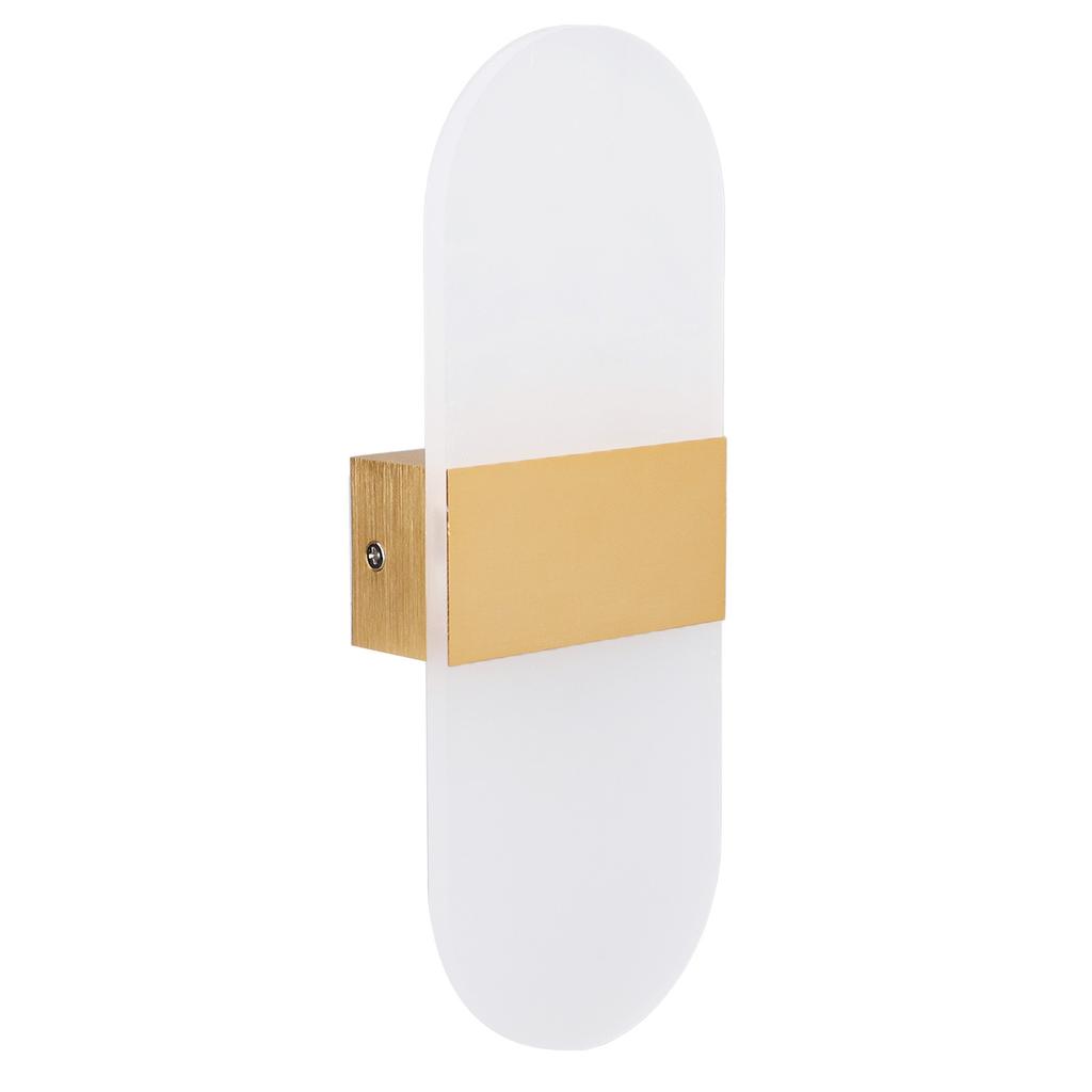LED Wall Light Acrylic 360 degrees  Up Down 6W Warm Modern Wall Lamp for Hallway Bedroom Restaurant 90?265V