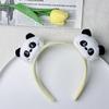 Adorable 2026 Panda Hair Accessory: Cute Round Headband & Funny Clip for Girly Wash Face Routine