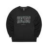 Skechers Round Neck Loose Vintage Pullover Letter Print Long Sleeve Sweatshirt Unisex Sweatshirt Carbon-Black L324U059-0018