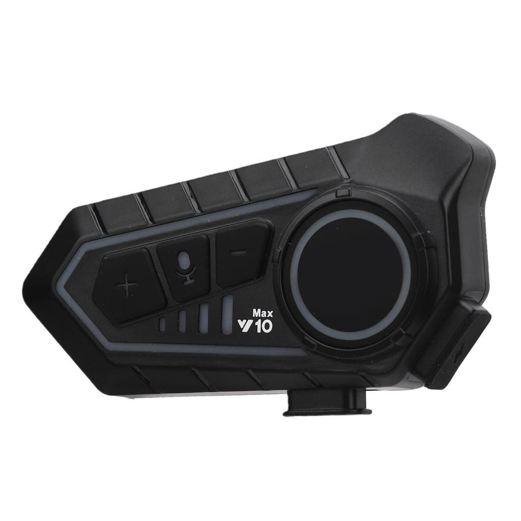 Helmet Bluetooth Headset 2 Way Intercom Noise Cancellation Long Battery Life IPX6 Water Proof Helmet Earphone with