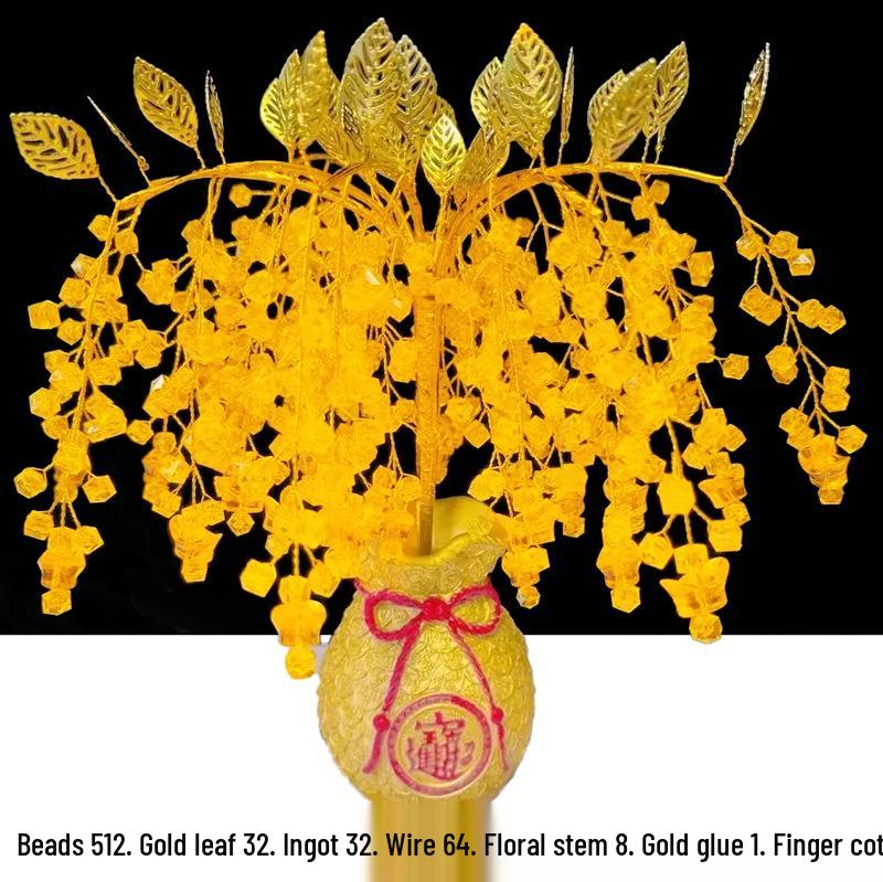 DIY Exquisite Money Tree Ornament Kit for Home Decor