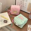 Mini Sanitary Napkins Storage Bag Embroidery with Lanyard Lipstick Storage Pouch Gift Large Capacity Feminine Period Pouch