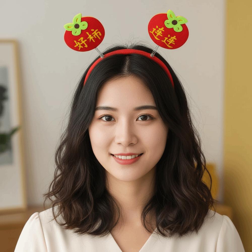 Blessings Blessings Words Headwear New Year Decorative Headdress Hair Hoop Children/Adult