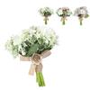 Artificial Bridal Bouquet Wedding Bride Holding Flower Decoration for Wedding Ceremony Anniversary P