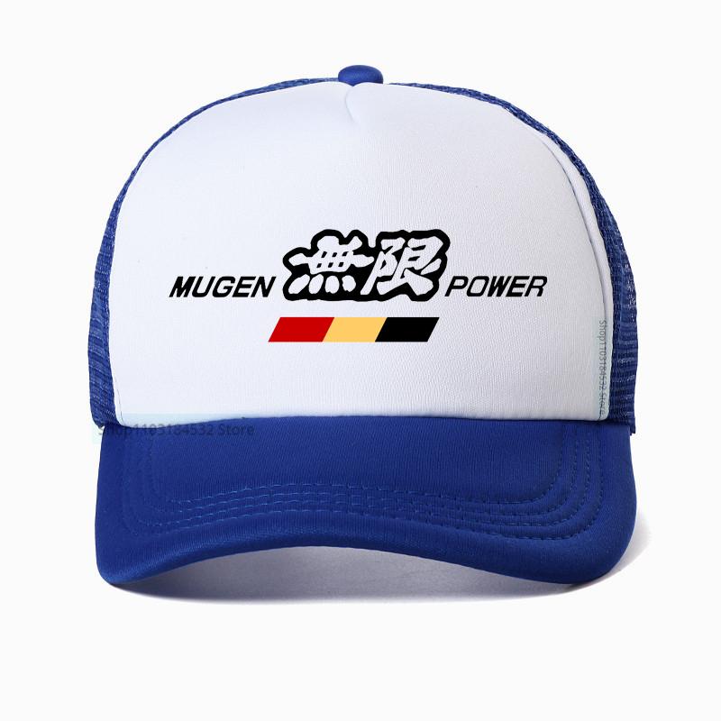 New MUGEN POWER JAZZ Tuning Racinger Car Logo Unisexs Baseball Cap Summer Cool Adjustable Outdoor Breathable Sports Hat