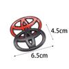 Emblem Badge 6.5x4.5cm Sticker for Toyota Corolla Camry RAV4 Yaris Vios Hilux Prius CHR Car Steering Wheel Center Logo Styling