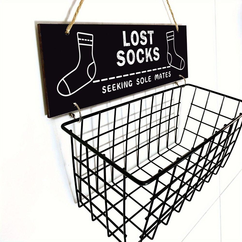 

Wire Organizer Metal Storage Rack Iron Grid Lost Socks Container Socks Storage Basket Sundries Style 2