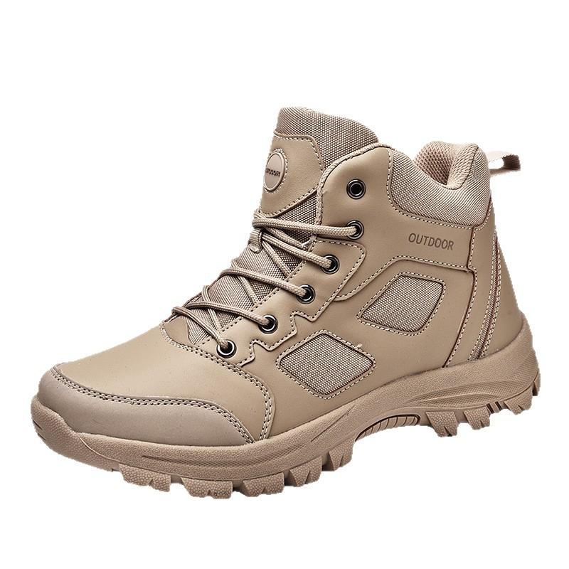 Chinese Casual British Trendy Men's Boots Tooling Short Boots Men's Shoes Outdoor Hiking Shoes