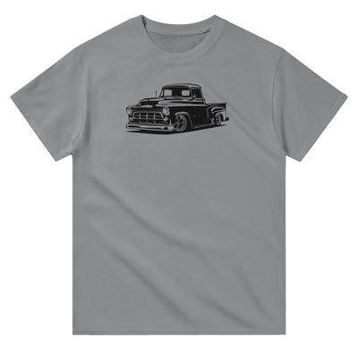 Old Chevy Pickup T-Shirt - Heavyweight 100% Cotton Crewneck, Classic Fit for Eve Unisex T-Shirt