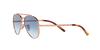 RB3625 Rose Blue Gradient Size 62 Ray-Ban Sunglasses, Gold/Crystal Lenses,