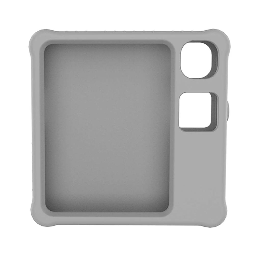 Dla Rabbit R1 2 szt. Folia ze szkła hartowanego + Silikonowe etui Ochronna obudowa chroniąca przed upadkami Pokrowiec chroniący przed zarysowaniami Dla Rabbit R1 AI PC