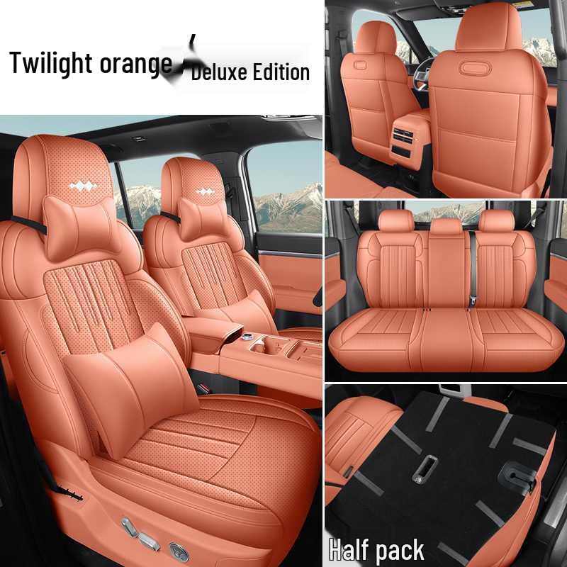 Equation Leopard Titanium Leather Car Seat Covers - Universal 7-Seater, Breathable & All-Season Cushion.