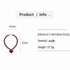 Heart Shape Clavicle Chain Acrylic Neck Ornament Fashion Women Jewelry  Party Jewelry