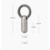Mini Stainless Steel Sealed Capsule Waterproof Pill Box Camping Firstaid Pendant Travel Outdoor Portable Pill Case