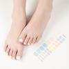 New Gel Toe Nail Patch, Macaron Color Semi-curing Lamp Nail Patch, Nail Polish Glue Nail Patch