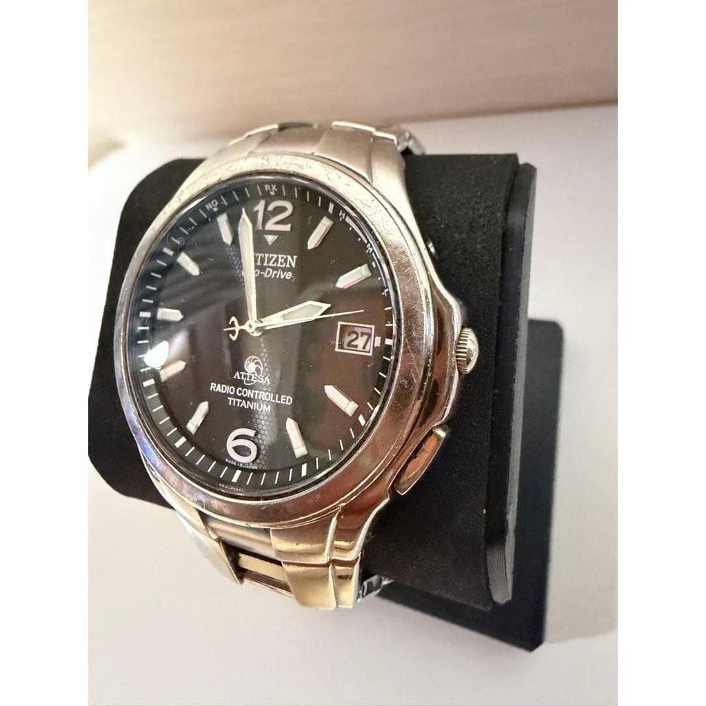 Used #305 CITIZEN Attesa H100-S098335 Genuine Belt Operation Unconfirmed