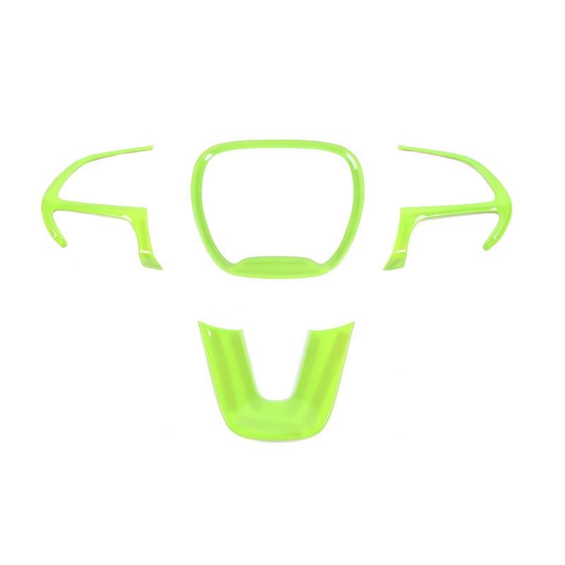 Decoration Steering Abs Cover Wheel Ornament Sticker Fit For Dodge Challengerdodge Charger Dodge Durango 2015 Up Car Interior Accessories
