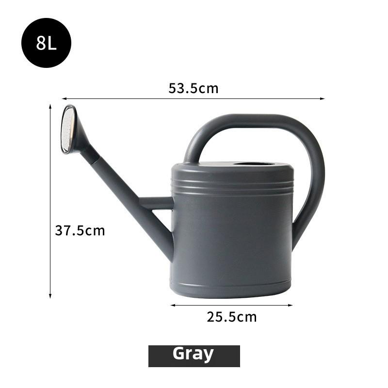 1-10L Large Capacity Plastic Watering Can with Long Spout & Sprinkler Head for Vegetables and Flowers Gardening