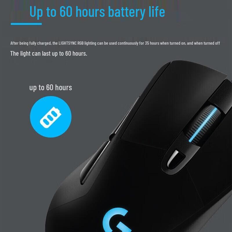 Logitech G703 LIGHTSPEED Wireless Gaming Mouse with HERO Sensor