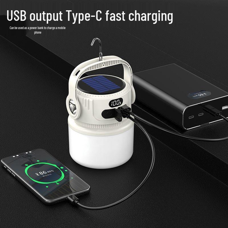 Rechargeable LED Camping Light: Portable, Multifunctional, High-Power Tent & Emergency Light