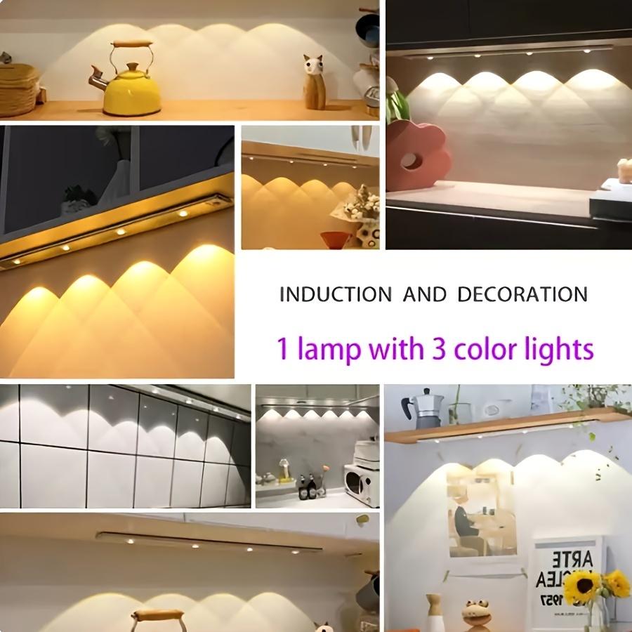 Motion Sensor Light LED Sensor Lamp Wireless Ultra Thin USB LED For Kitchen Cabinet Bedroom Wardrobe Indoor Lighting Night Light