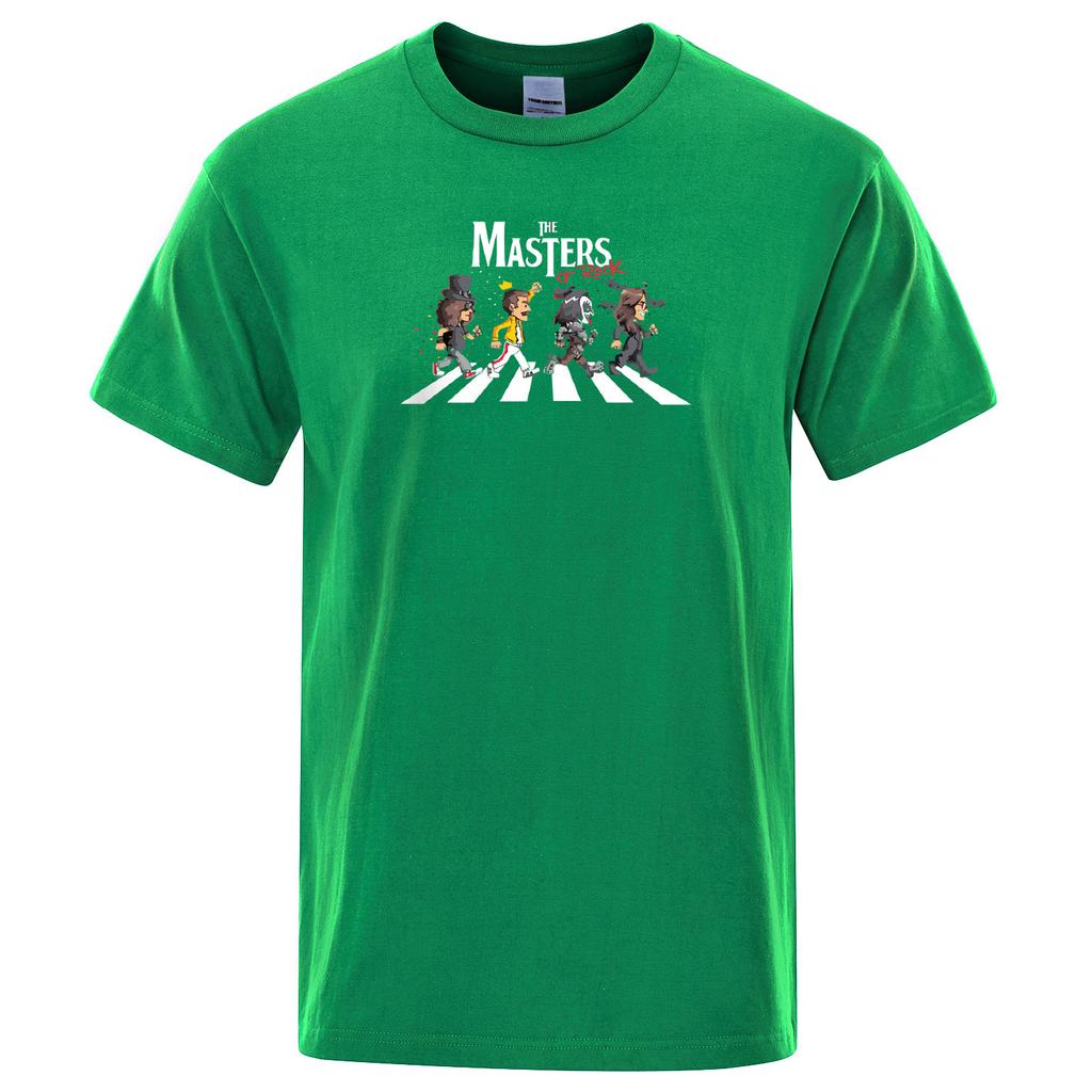 Freddie Mercury T-Shirt 2023 Fan Queen The Masters of Rock Road Men's Print T Shirt Short Sleeve Summer Cotton Clothing Tops Tee