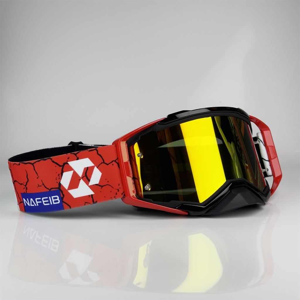 Off-Road Goggles - Tough Protection, Dirt Bike Eyewear, Motocross Gear, Anti-Fog, UV Protection, Adjustable Strap