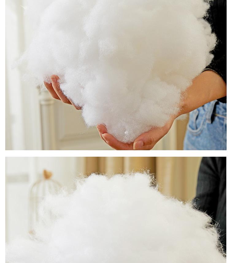 Handmade PP Cotton Pillow Core: Fluffy, High-Elastic Silk Fiber Filling for Cushions and Dolls