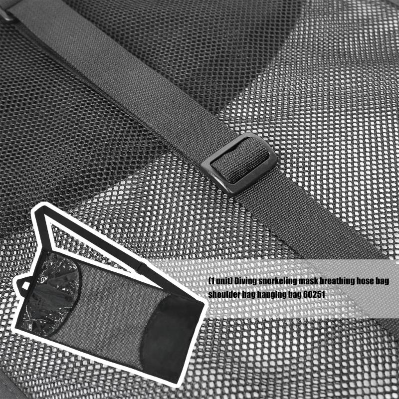 Light Weight Snorkeling Mask Mesh Bag Dives Swim Mask Snorkels Bag Dives Equipment Pouch for Diving, Swimming, Beach